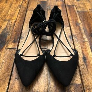 Mossimo Supply Gretel D’Orsay Lace Ballet Flats